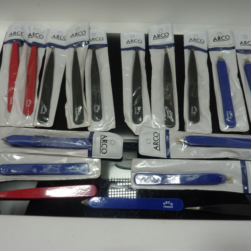 ARCO  Precision Tweezers - Point Stainless Steel NEW